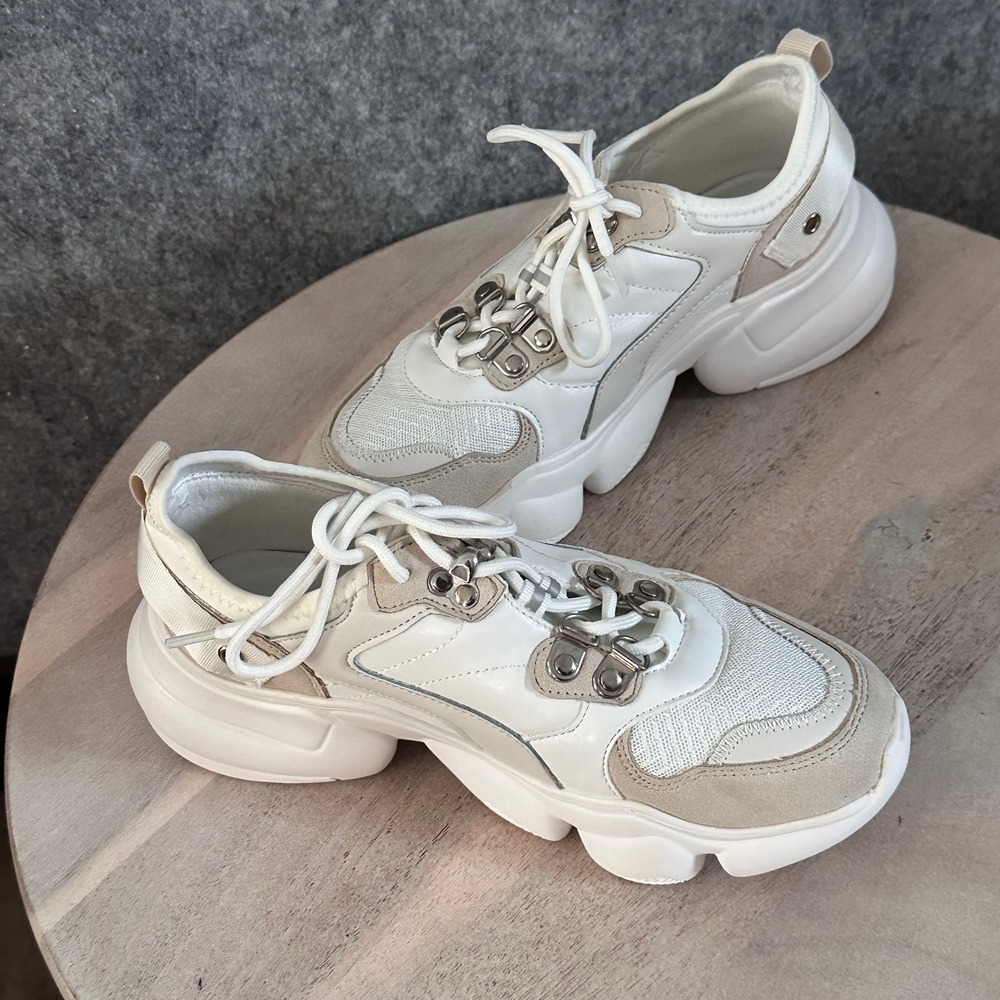 Berness Women Size 9 Chunky Platform Sneakers Thick Sole Walking Casual Trainers - Picture 9 of 16